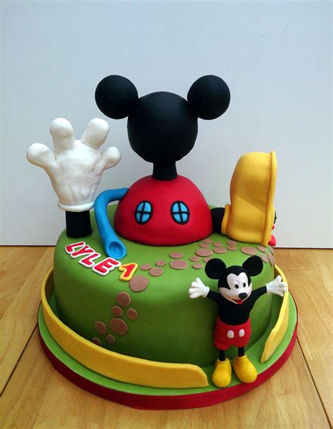 mickey mouse clubhouse cake|More.